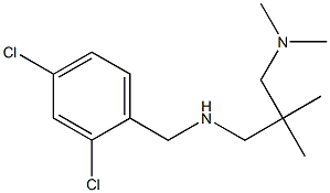 [(2,4-dichlorophenyl)methyl]({2-[(dimethylamino)methyl]-2-methylpropyl})amine 结构式