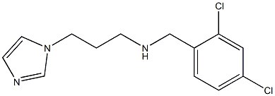 [(2,4-dichlorophenyl)methyl][3-(1H-imidazol-1-yl)propyl]amine 结构式