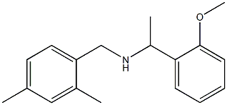 [(2,4-dimethylphenyl)methyl][1-(2-methoxyphenyl)ethyl]amine 结构式