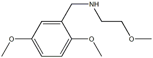 [(2,5-dimethoxyphenyl)methyl](2-methoxyethyl)amine 结构式