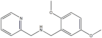[(2,5-dimethoxyphenyl)methyl](pyridin-2-ylmethyl)amine 结构式