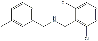 [(2,6-dichlorophenyl)methyl][(3-methylphenyl)methyl]amine 结构式