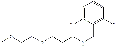 [(2,6-dichlorophenyl)methyl][3-(2-methoxyethoxy)propyl]amine 结构式