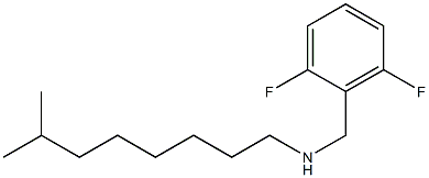 [(2,6-difluorophenyl)methyl](7-methyloctyl)amine 结构式