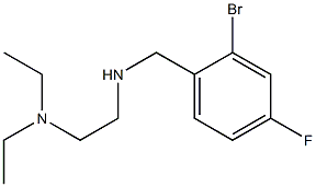 [(2-bromo-4-fluorophenyl)methyl][2-(diethylamino)ethyl]amine 结构式