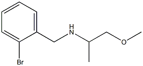 [(2-bromophenyl)methyl](1-methoxypropan-2-yl)amine 结构式