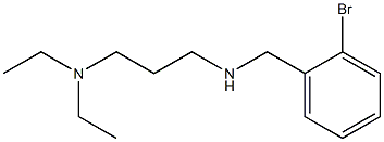 [(2-bromophenyl)methyl][3-(diethylamino)propyl]amine 结构式