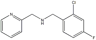 [(2-chloro-4-fluorophenyl)methyl](pyridin-2-ylmethyl)amine 结构式