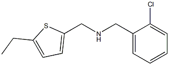 [(2-chlorophenyl)methyl][(5-ethylthiophen-2-yl)methyl]amine 结构式