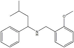 [(2-methoxyphenyl)methyl](3-methyl-1-phenylbutyl)amine 结构式