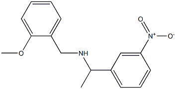 [(2-methoxyphenyl)methyl][1-(3-nitrophenyl)ethyl]amine 结构式