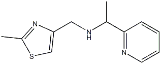 [(2-methyl-1,3-thiazol-4-yl)methyl][1-(pyridin-2-yl)ethyl]amine 结构式