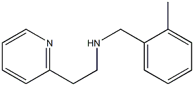 [(2-methylphenyl)methyl][2-(pyridin-2-yl)ethyl]amine 结构式
