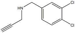 [(3,4-dichlorophenyl)methyl](prop-2-yn-1-yl)amine 结构式