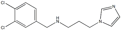 [(3,4-dichlorophenyl)methyl][3-(1H-imidazol-1-yl)propyl]amine 结构式