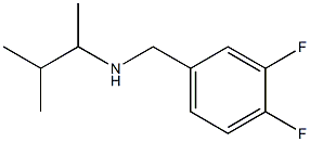 [(3,4-difluorophenyl)methyl](3-methylbutan-2-yl)amine 结构式