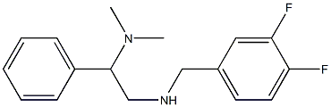 [(3,4-difluorophenyl)methyl][2-(dimethylamino)-2-phenylethyl]amine 结构式