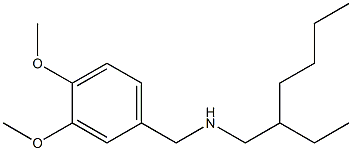 [(3,4-dimethoxyphenyl)methyl](2-ethylhexyl)amine 结构式