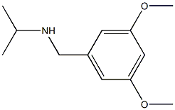 [(3,5-dimethoxyphenyl)methyl](propan-2-yl)amine 结构式