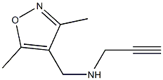 [(3,5-dimethyl-1,2-oxazol-4-yl)methyl](prop-2-yn-1-yl)amine 结构式