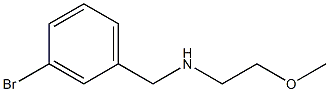 [(3-bromophenyl)methyl](2-methoxyethyl)amine 结构式