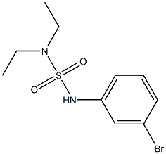 [(3-bromophenyl)sulfamoyl]diethylamine 结构式