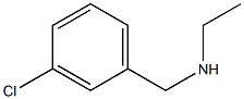 [(3-chlorophenyl)methyl](ethyl)amine 结构式