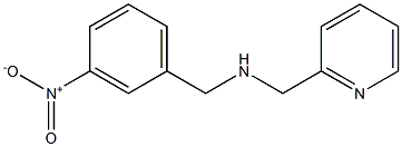 [(3-nitrophenyl)methyl](pyridin-2-ylmethyl)amine 结构式