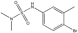 [(4-bromo-3-methylphenyl)sulfamoyl]dimethylamine 结构式