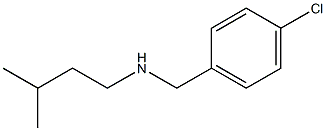 [(4-chlorophenyl)methyl](3-methylbutyl)amine 结构式