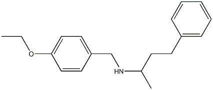 [(4-ethoxyphenyl)methyl](4-phenylbutan-2-yl)amine 结构式