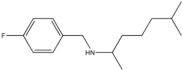 [(4-fluorophenyl)methyl](6-methylheptan-2-yl)amine 结构式