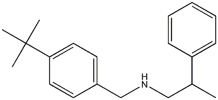 [(4-tert-butylphenyl)methyl](2-phenylpropyl)amine 结构式