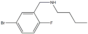 [(5-bromo-2-fluorophenyl)methyl](butyl)amine 结构式