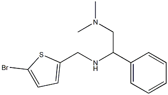 [(5-bromothiophen-2-yl)methyl][2-(dimethylamino)-1-phenylethyl]amine 结构式