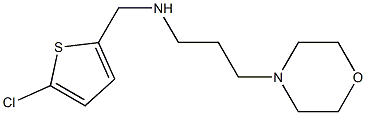 [(5-chlorothiophen-2-yl)methyl][3-(morpholin-4-yl)propyl]amine 结构式