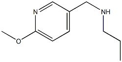 [(6-methoxypyridin-3-yl)methyl](propyl)amine 结构式