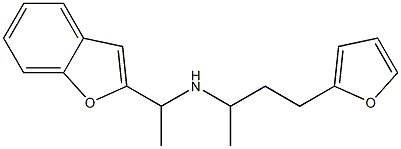 [1-(1-benzofuran-2-yl)ethyl][4-(furan-2-yl)butan-2-yl]amine 结构式