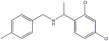 [1-(2,4-dichlorophenyl)ethyl][(4-methylphenyl)methyl]amine 结构式