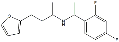 [1-(2,4-difluorophenyl)ethyl][4-(furan-2-yl)butan-2-yl]amine 结构式