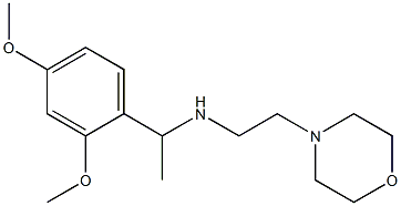 [1-(2,4-dimethoxyphenyl)ethyl][2-(morpholin-4-yl)ethyl]amine 结构式