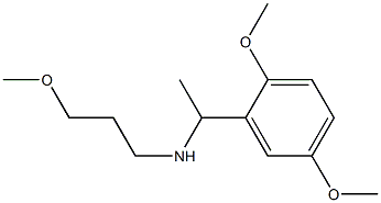 [1-(2,5-dimethoxyphenyl)ethyl](3-methoxypropyl)amine 结构式