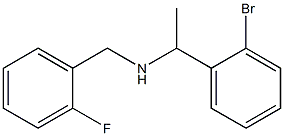 [1-(2-bromophenyl)ethyl][(2-fluorophenyl)methyl]amine 结构式