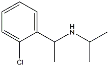 [1-(2-chlorophenyl)ethyl](propan-2-yl)amine 结构式