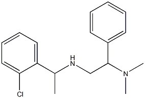 [1-(2-chlorophenyl)ethyl][2-(dimethylamino)-2-phenylethyl]amine 结构式