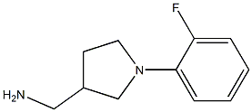 [1-(2-fluorophenyl)pyrrolidin-3-yl]methylamine 结构式