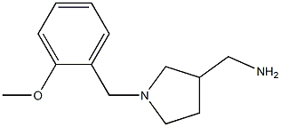 [1-(2-methoxybenzyl)pyrrolidin-3-yl]methylamine 结构式