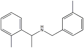 [1-(2-methylphenyl)ethyl][(3-methylphenyl)methyl]amine 结构式