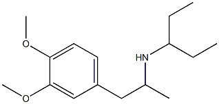 [1-(3,4-dimethoxyphenyl)propan-2-yl](pentan-3-yl)amine 结构式