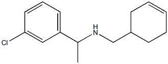 [1-(3-chlorophenyl)ethyl](cyclohex-3-en-1-ylmethyl)amine 结构式